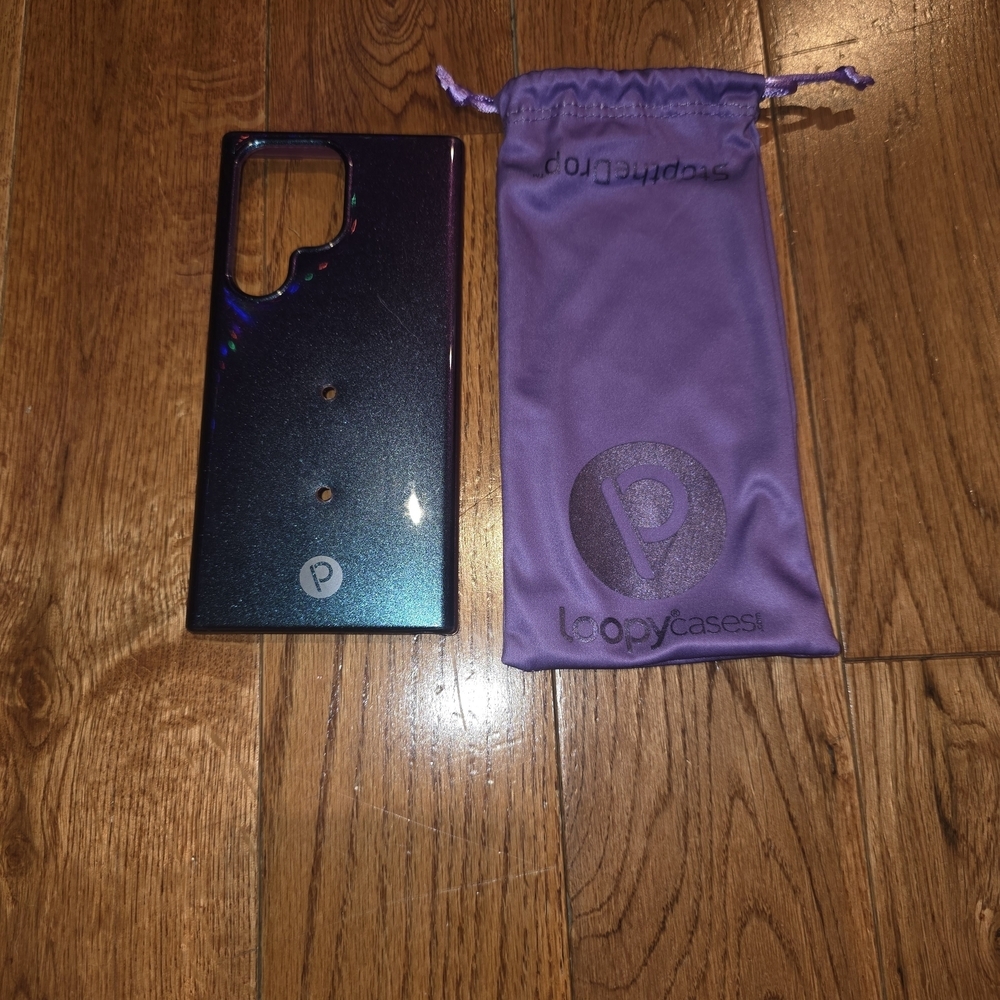 Loopy Case Ultraviolet Glitter Phone Case For Samsung S23 Ultra
